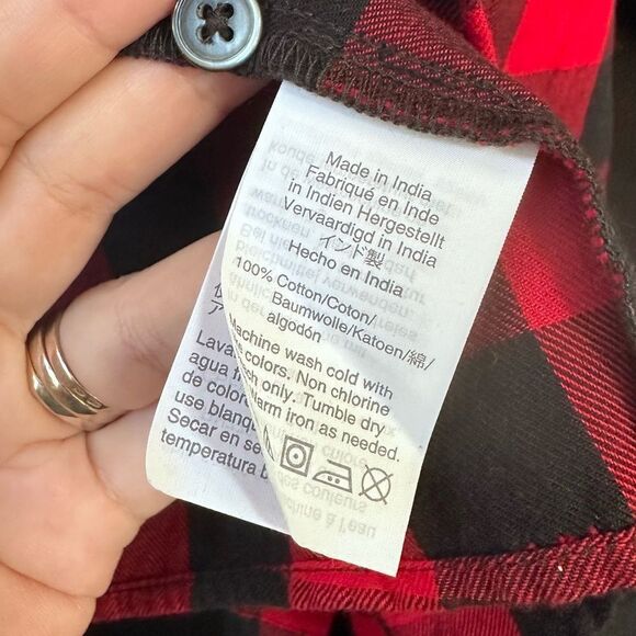 Madewell Flannel Tie-Front Shirt - Picture 6 of 7